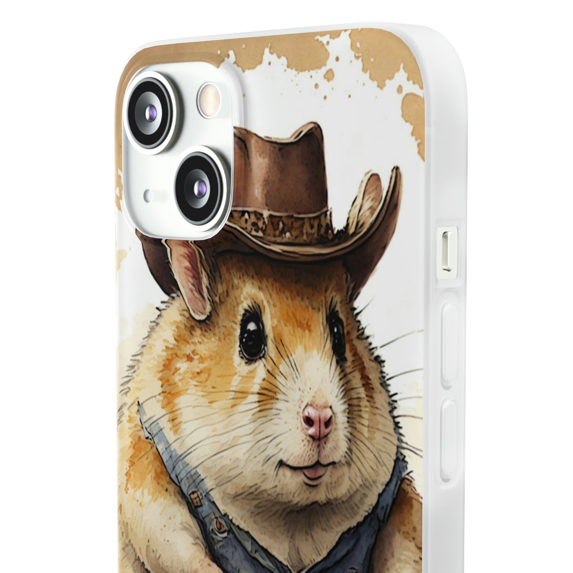 Cowboy Hamster Flexi Phone Cases