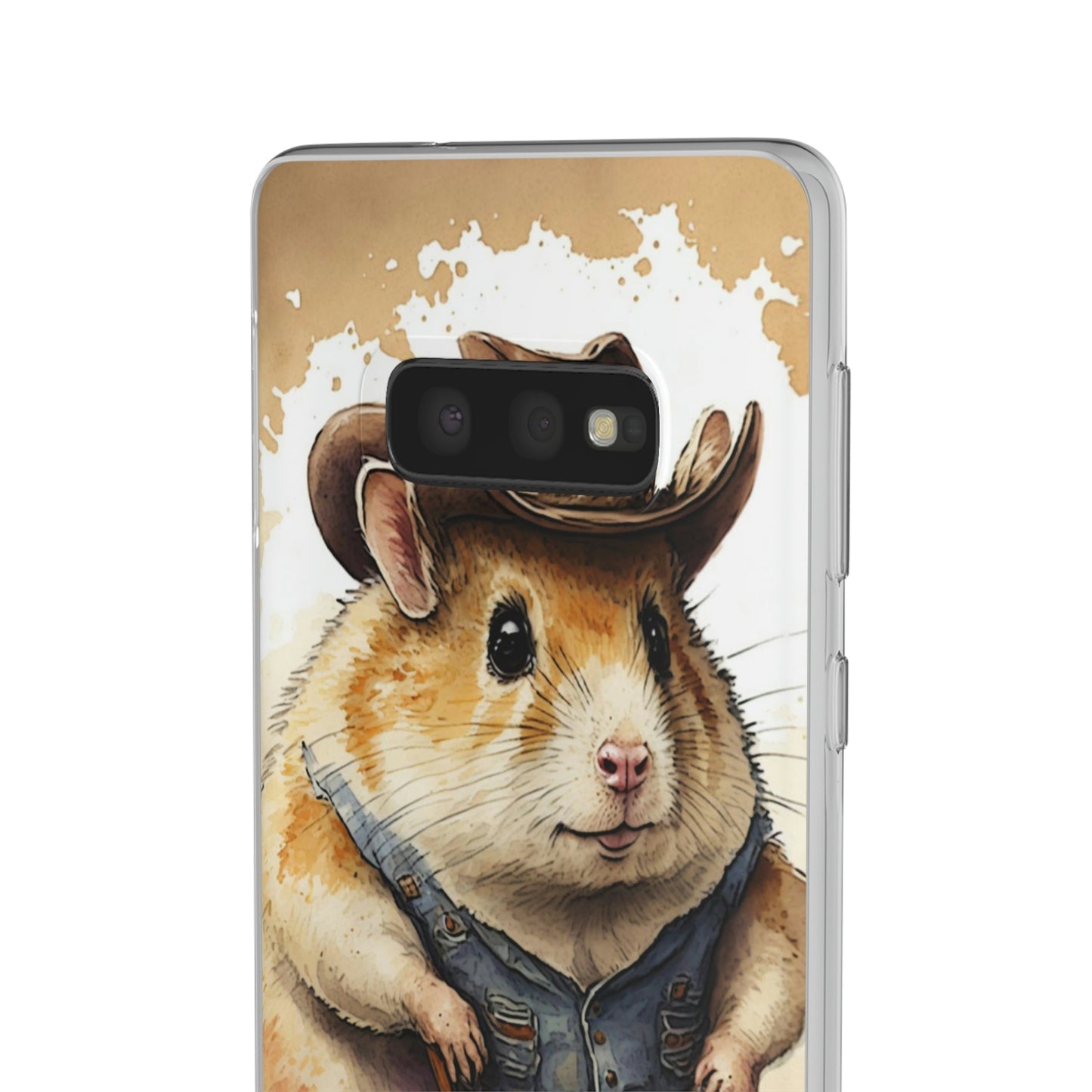 Cowboy Hamster Flexi Phone Cases