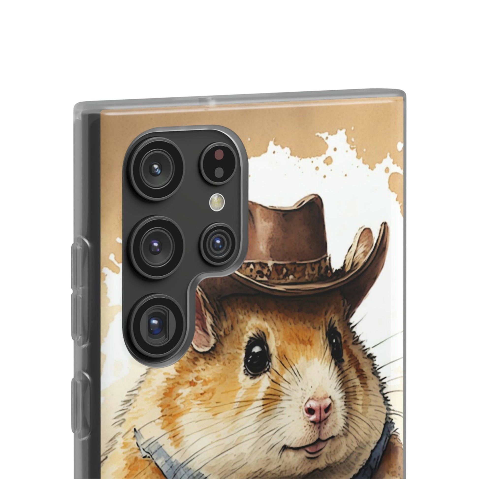 Cowboy Hamster Flexi Phone Cases