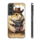 Cowboy Hamster Flexi Phone Cases