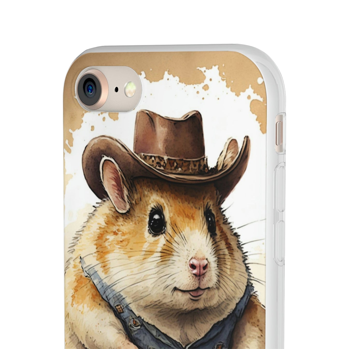 Cowboy Hamster Flexi Phone Cases