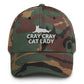 Cray Cray Cat Lady Hat | Crazy Cat Lady | Perfect gift for the cat lover in your family!| Multiple Hat Colors Available