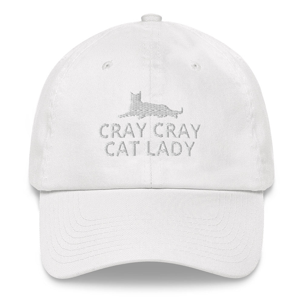 Cray Cray Cat Lady Hat | Crazy Cat Lady | Perfect gift for the cat lover in your family!| Multiple Hat Colors Available