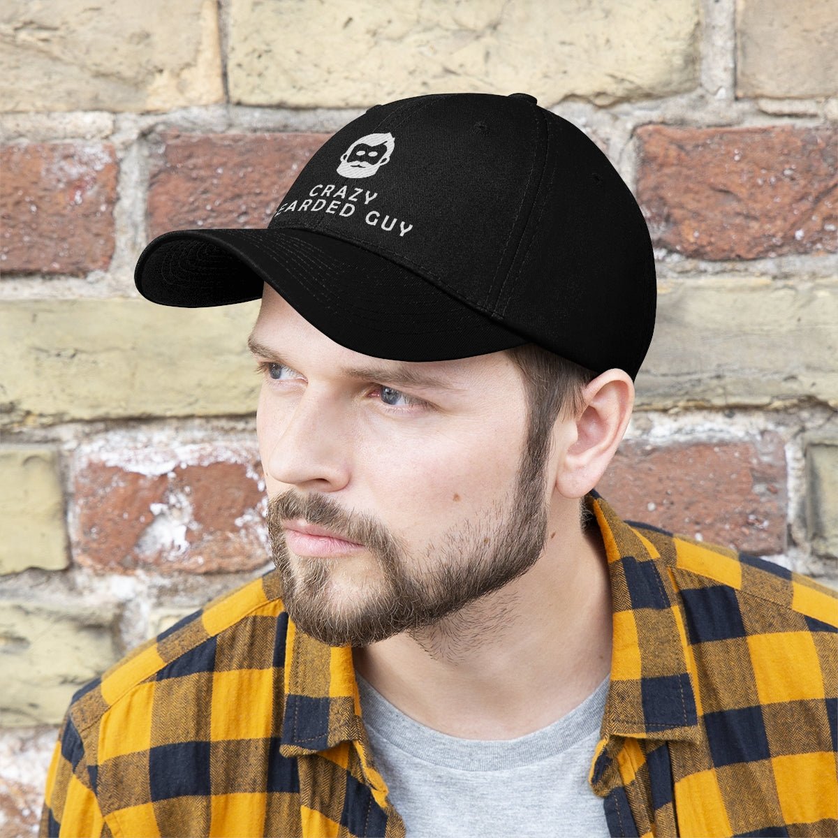 Crazy Bearded Guy Twill Hat