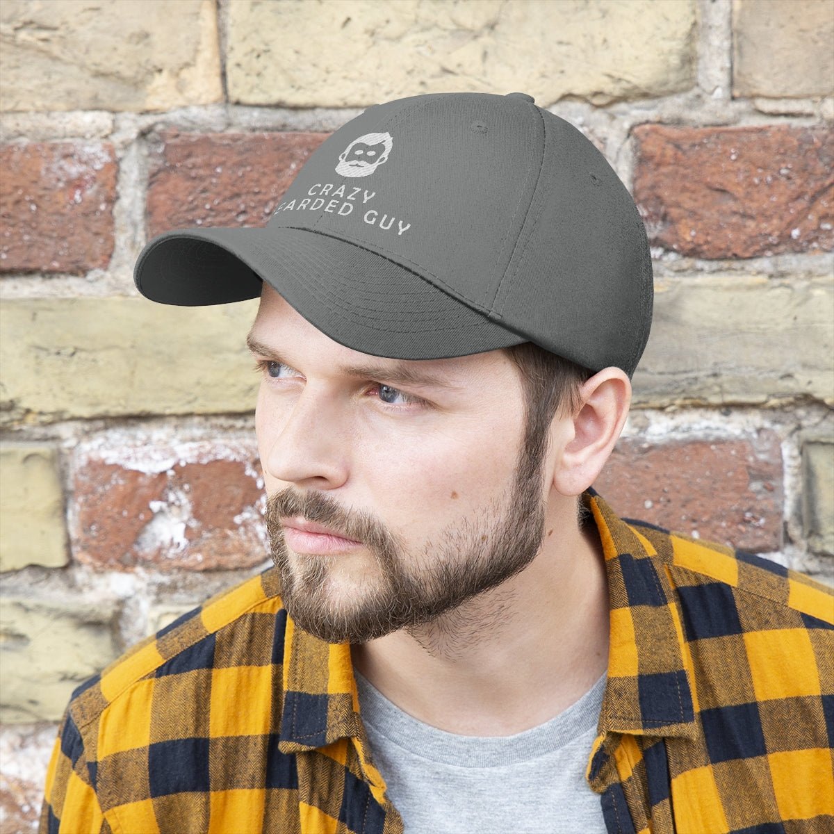 Crazy Bearded Guy Twill Hat