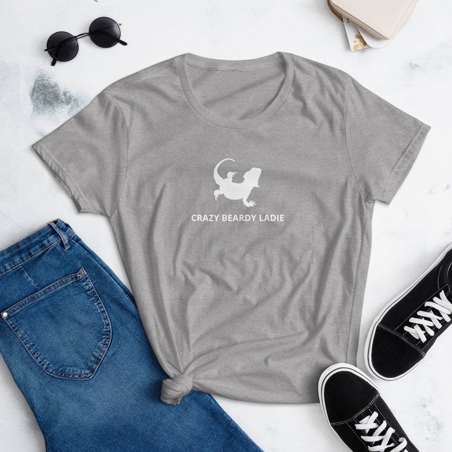 Crazy Beardy Mom | Women's short sleeve t-shirt