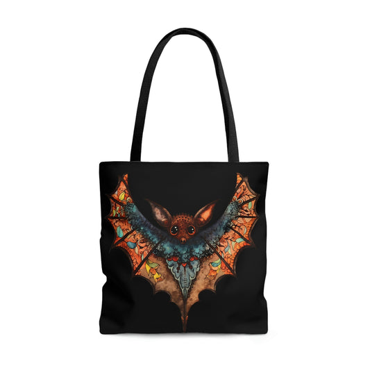 Cute Gothic Bat Tote Bag - Cute Cottagecore Totebag Makes the Perfect Gift
