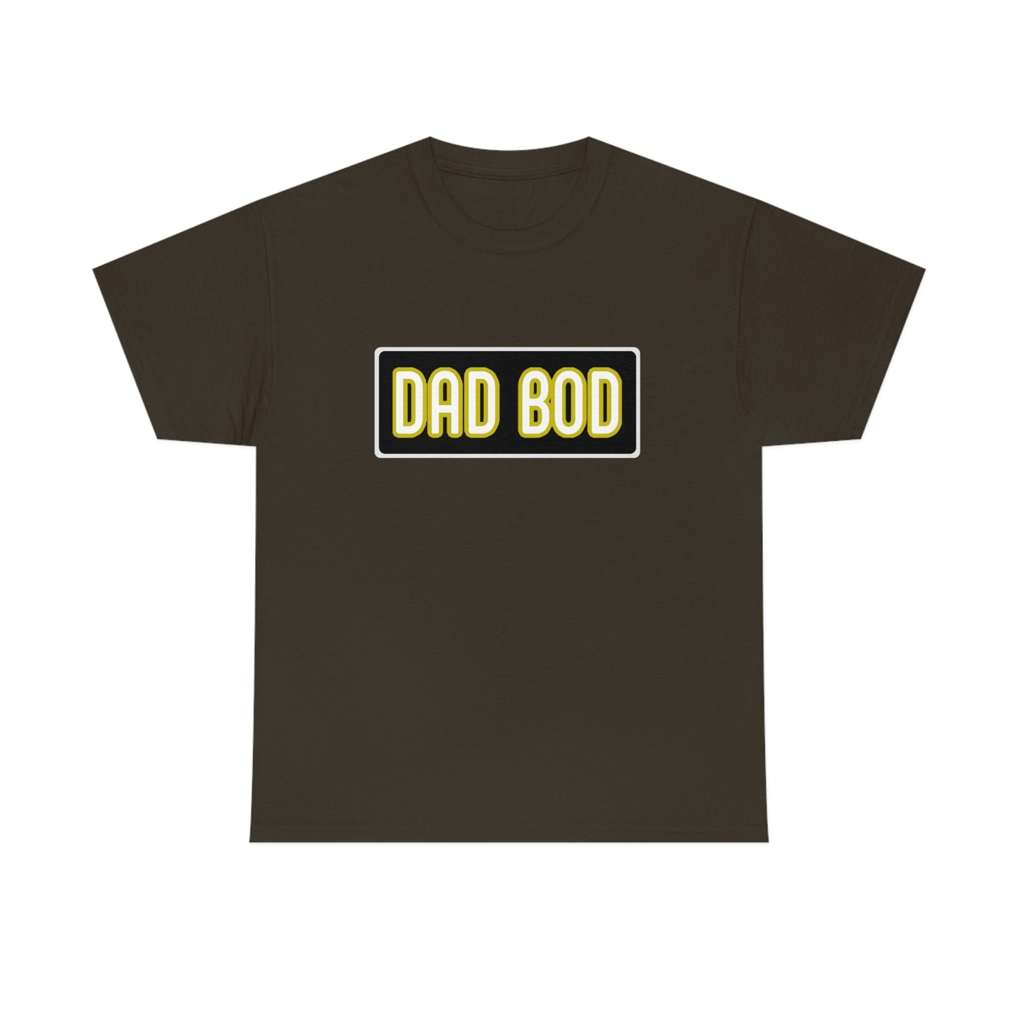 Dad Bod Unisex Heavy Cotton Tee Father Daddy Body Joke fun funny Present Gift