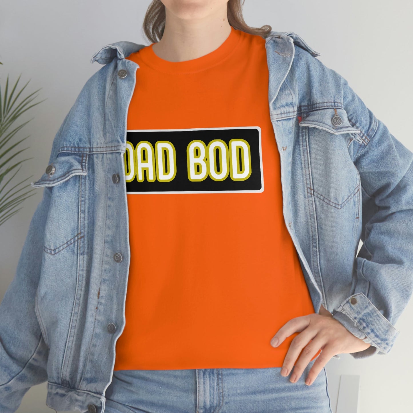 Dad Bod Unisex Heavy Cotton Tee Father Daddy Body Joke fun funny Present Gift