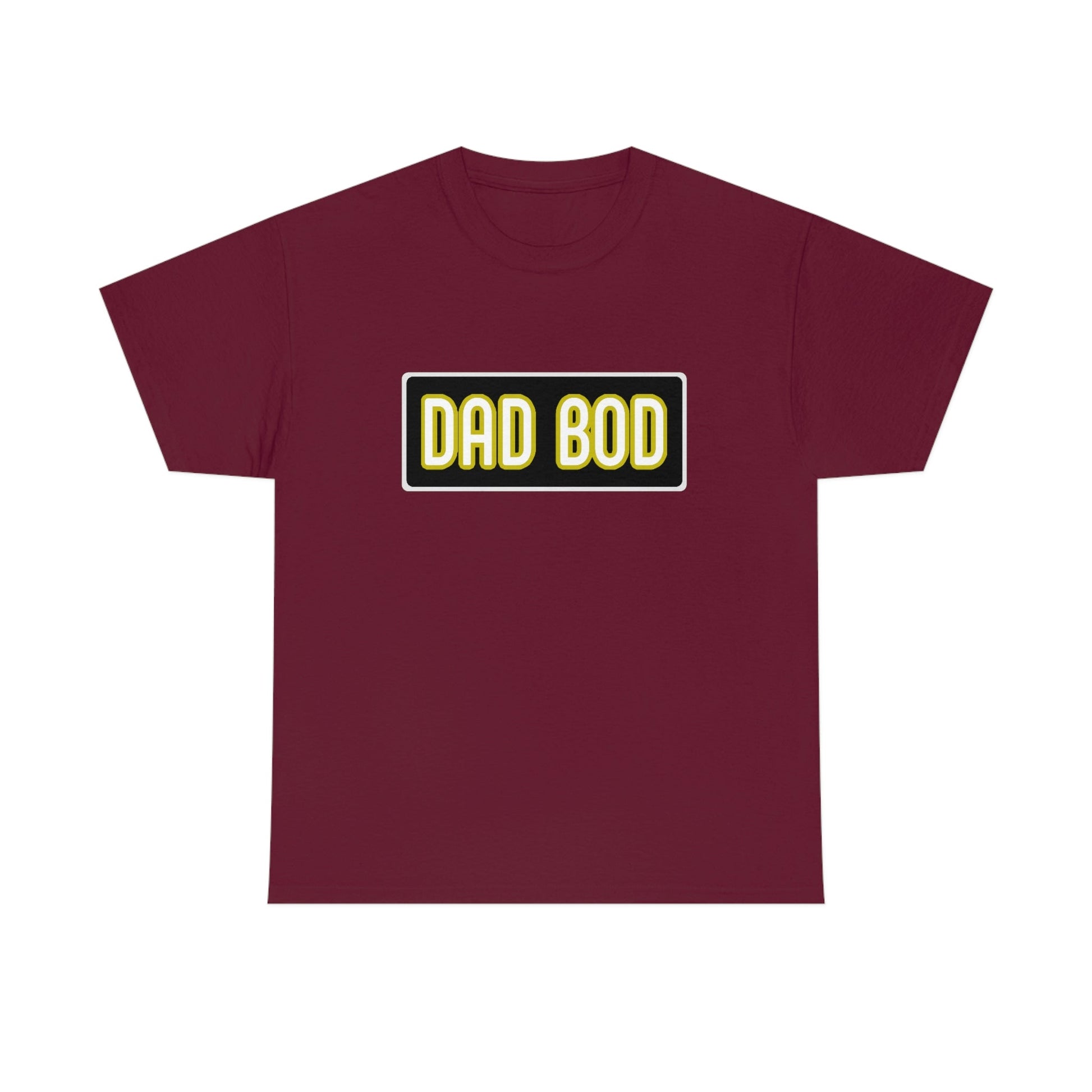 Dad Bod Unisex Heavy Cotton Tee Father Daddy Body Joke fun funny Present Gift