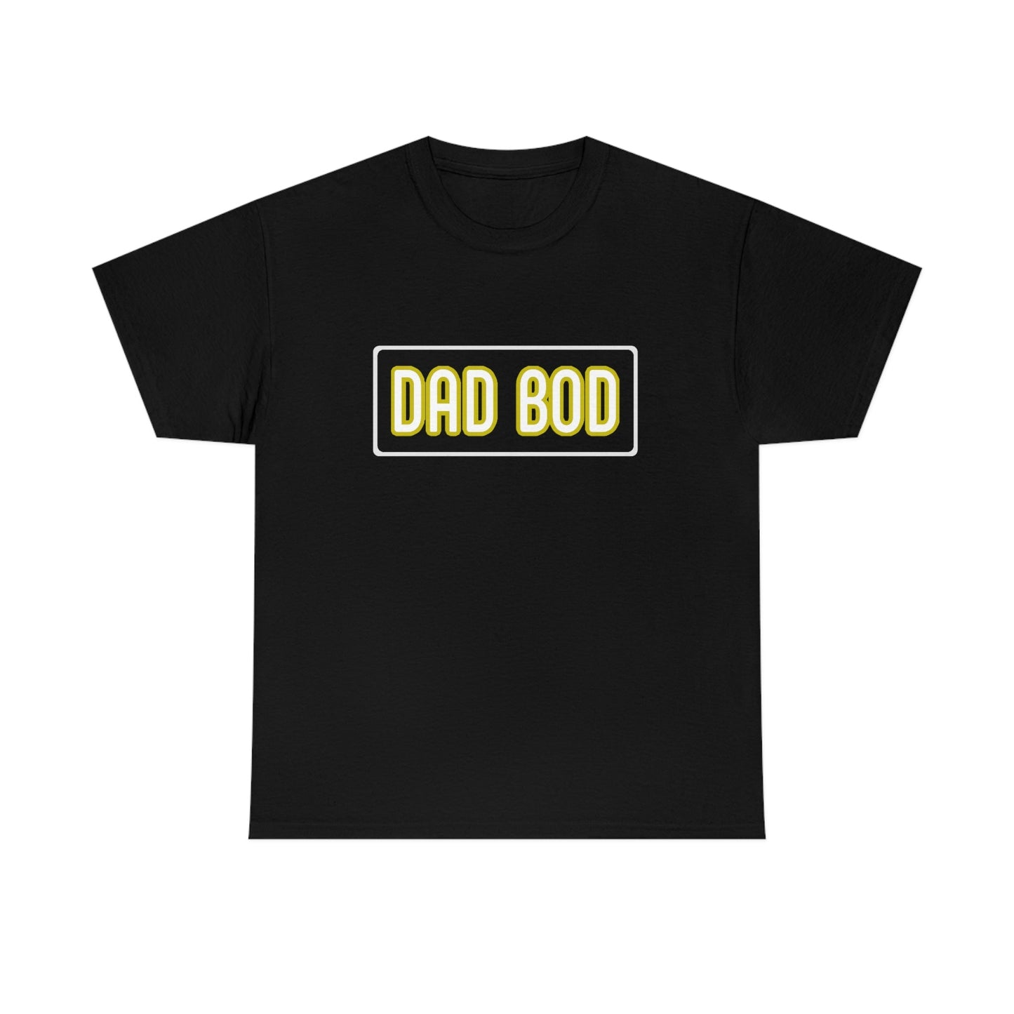 Dad Bod Unisex Heavy Cotton Tee Father Daddy Body Joke fun funny Present Gift