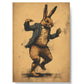 Dancing Rabbit Guy Hard Backed Journal