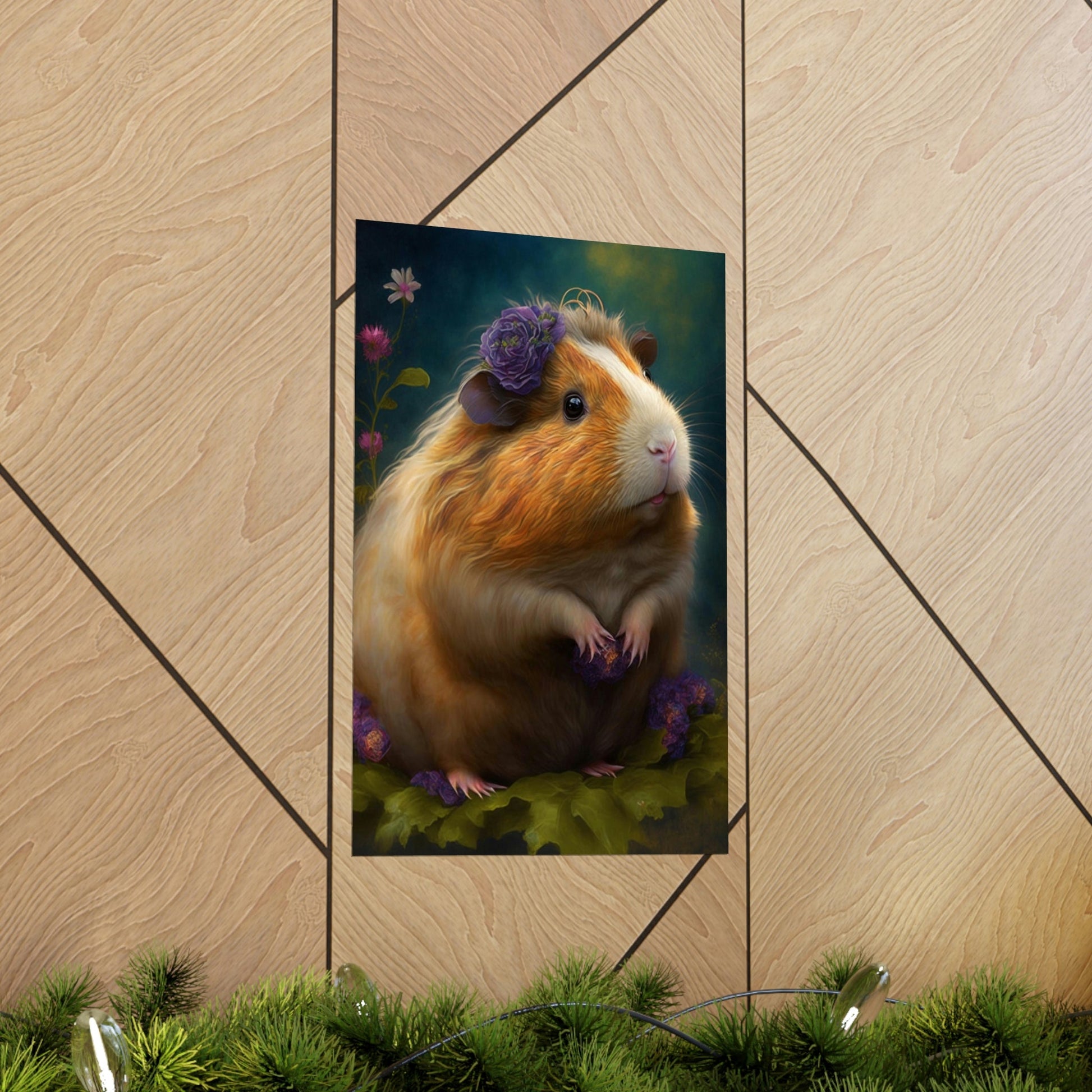 Day Dreaming Guinea Pig Premium Matte Vertical Posters