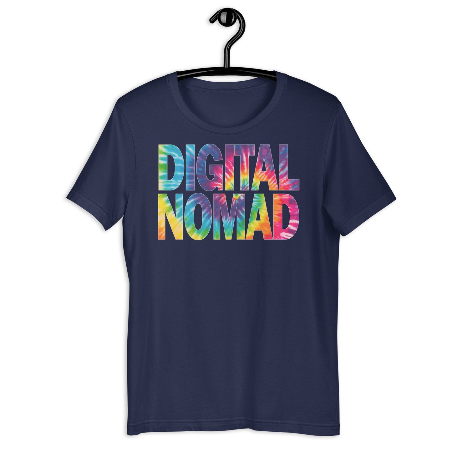 Digital Nomad Tie Dye Design T-Shirt