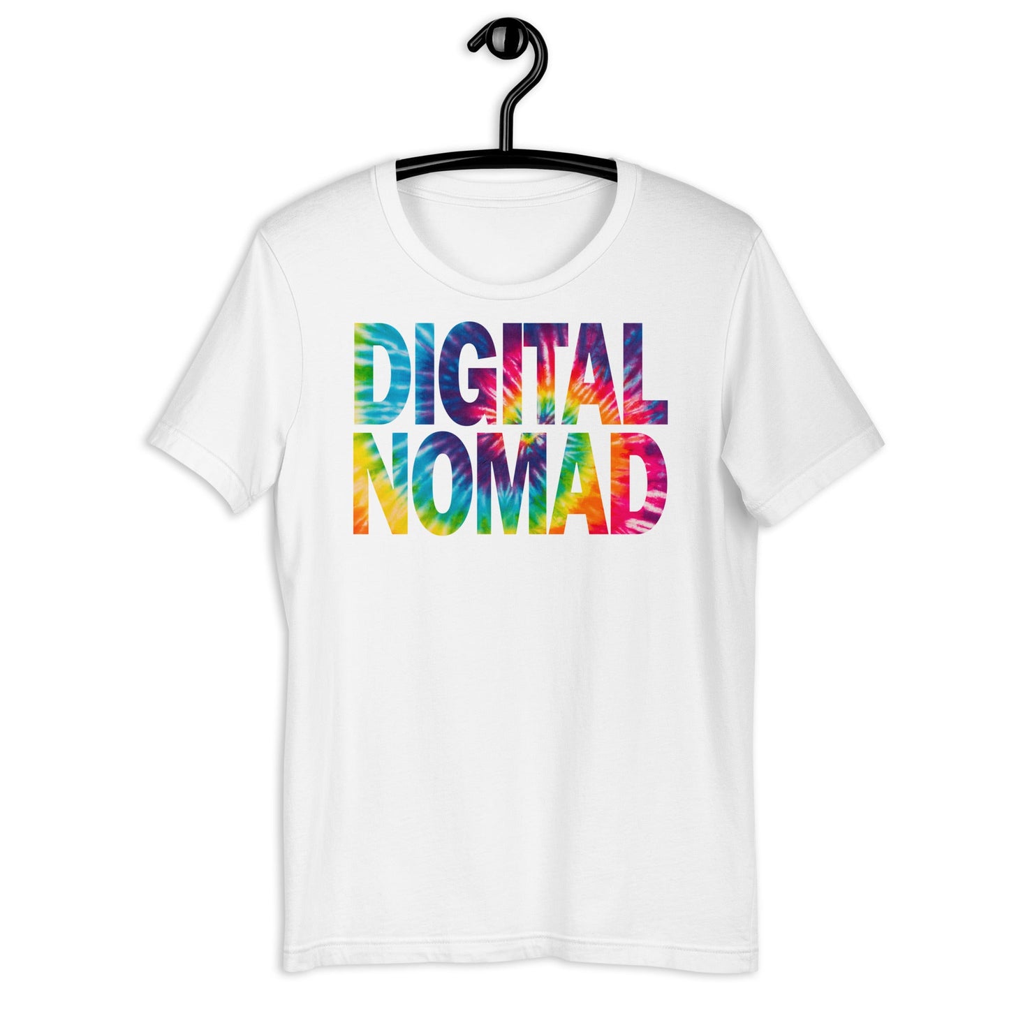 Digital Nomad Tie Dye Design T-Shirt