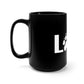 Dog Love Black Mug 15oz | Perfect gift for the dog lover in your family!