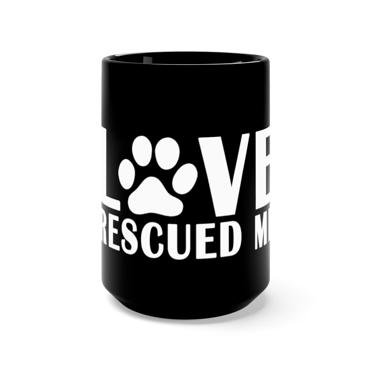 Dog Love Rescued Me Mug | Dog Lover's Mug | Perfect gift for the dog lover in your family!