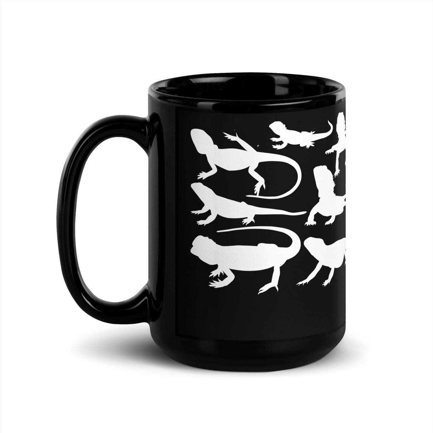 Dragons, Dragons Everywhere - Bearded Dragon Mug with Color Inside