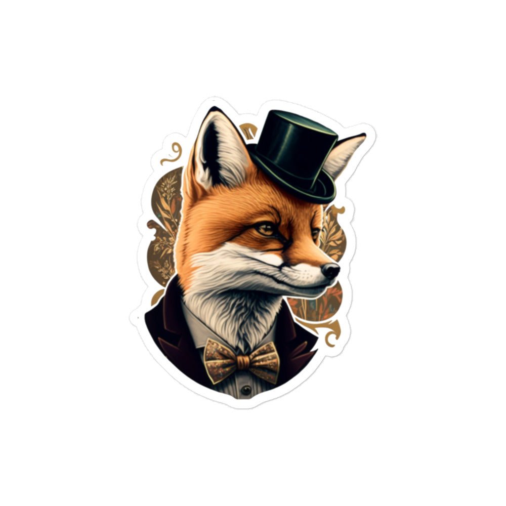 Elegant Fox I Bubble-Free Stickers