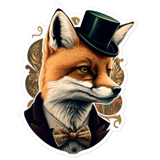 Elegant Fox I Bubble-Free Stickers