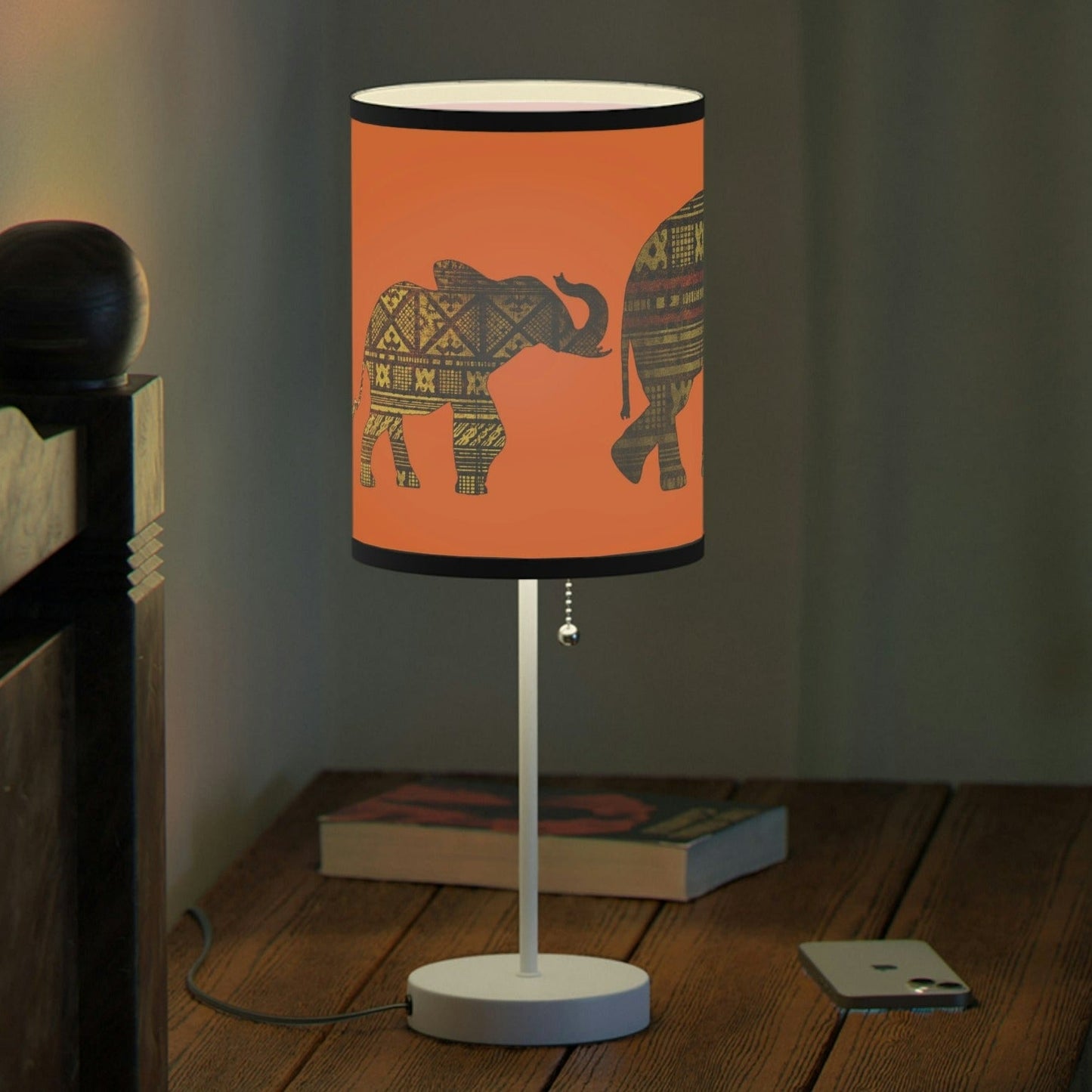 Elephant Family Lamp on a Stand, US|CA plug