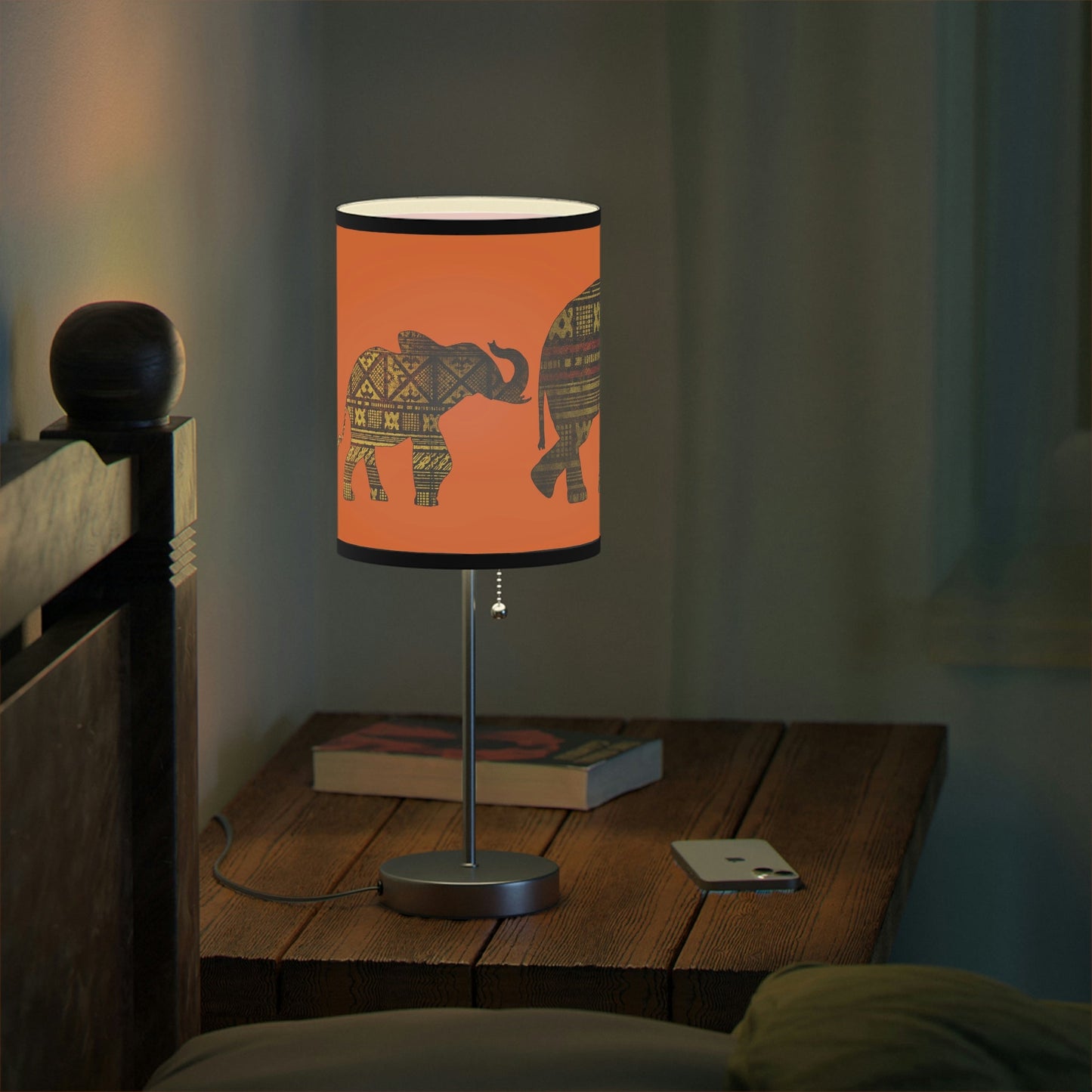 Elephant Family Lamp on a Stand, US|CA plug