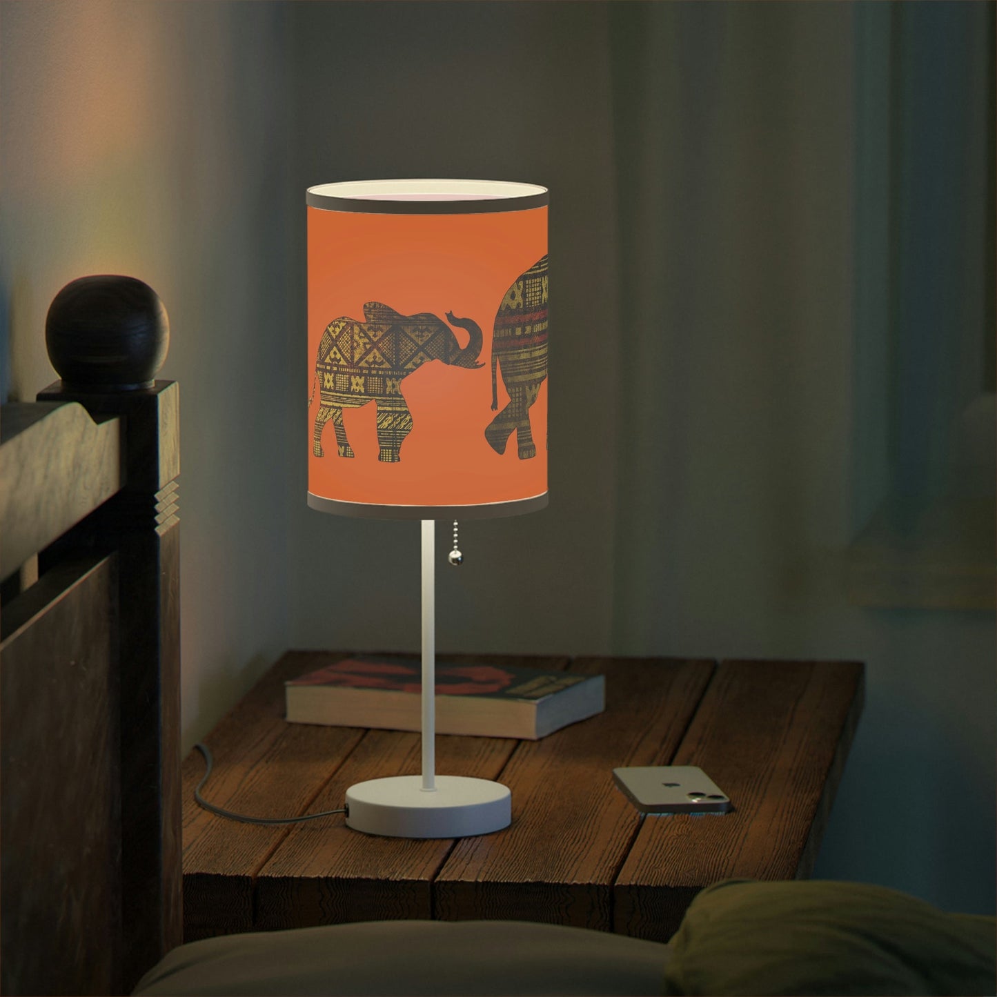 Elephant Family Lamp on a Stand, US|CA plug