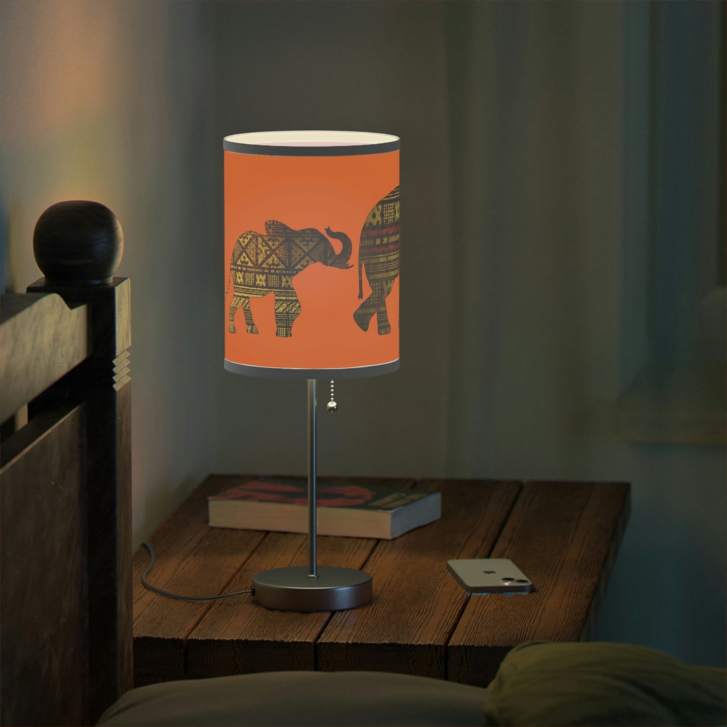 Elephant Family Lamp on a Stand, US|CA plug