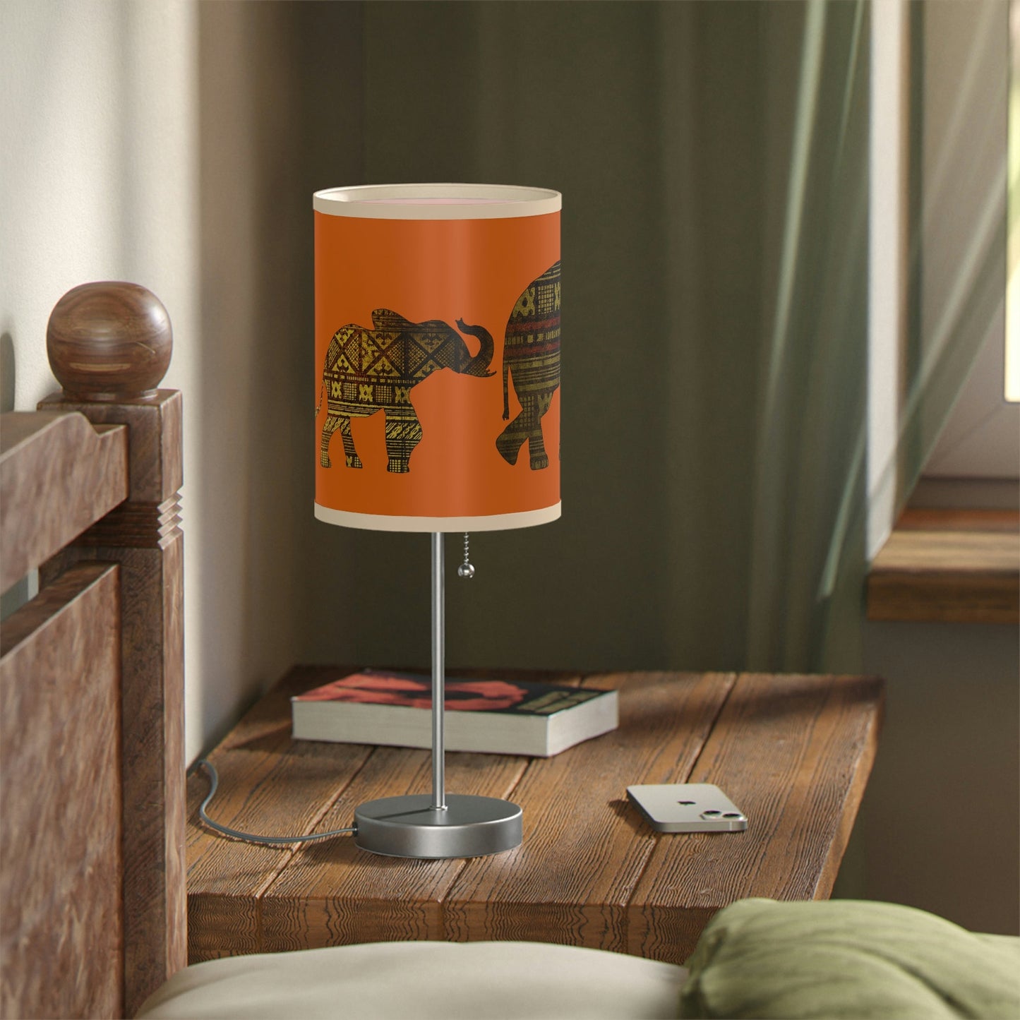 Elephant Family Lamp on a Stand, US|CA plug