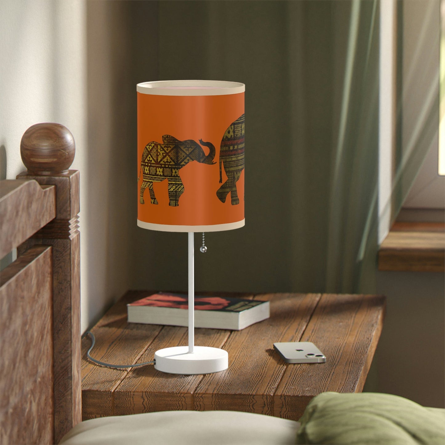 Elephant Family Lamp on a Stand, US|CA plug