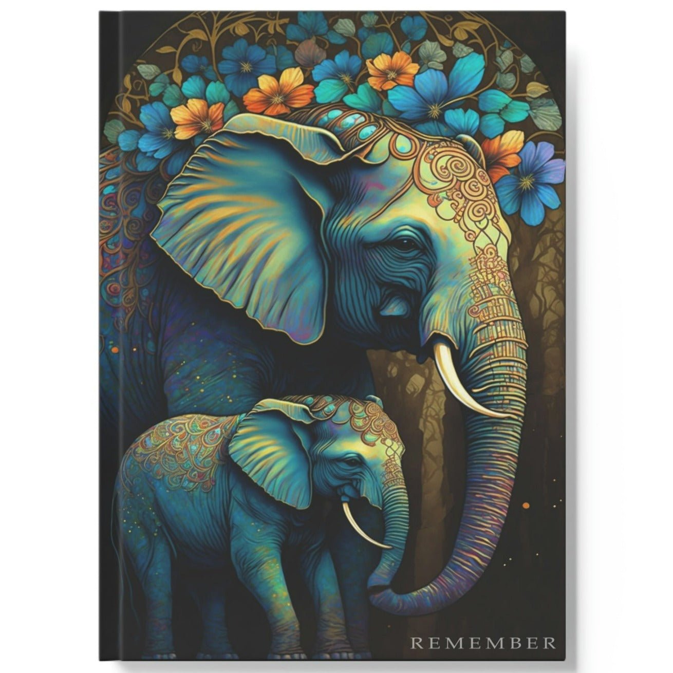 Elephant Inspirationals - Remember - Hard Backed Journal