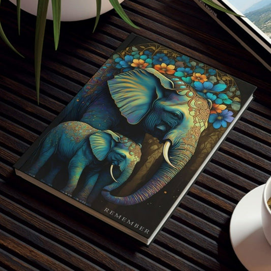 Elephant Inspirationals - Remember - Hard Backed Journal