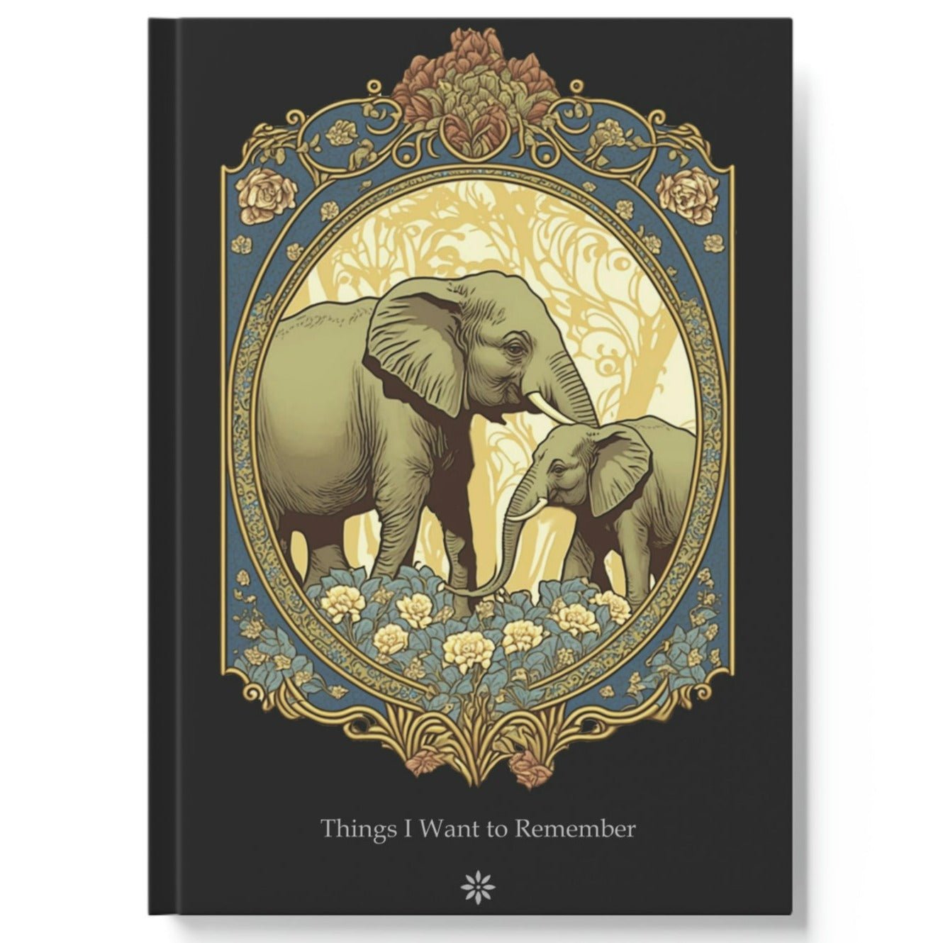 Elephant Inspirationals - Things I Want to Remember - Hard Backed Journal