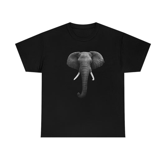 Elephant Jungle Majestic Unisex Heavy Cotton Tee