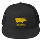 Embroidered Proud Pig Parent Trucker Cap gift for farmers pig lovers 4h hog multiple colors
