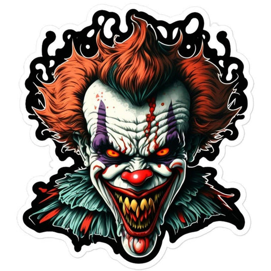 Evil Clown #1 Bubble-Free Stickers