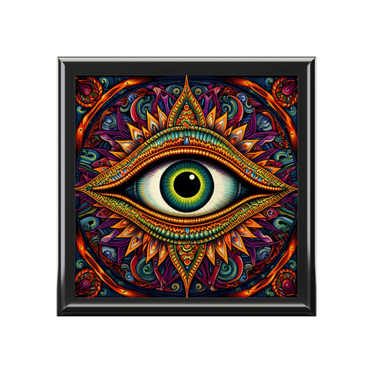 Eye of Horus Mandala Jewelry Box