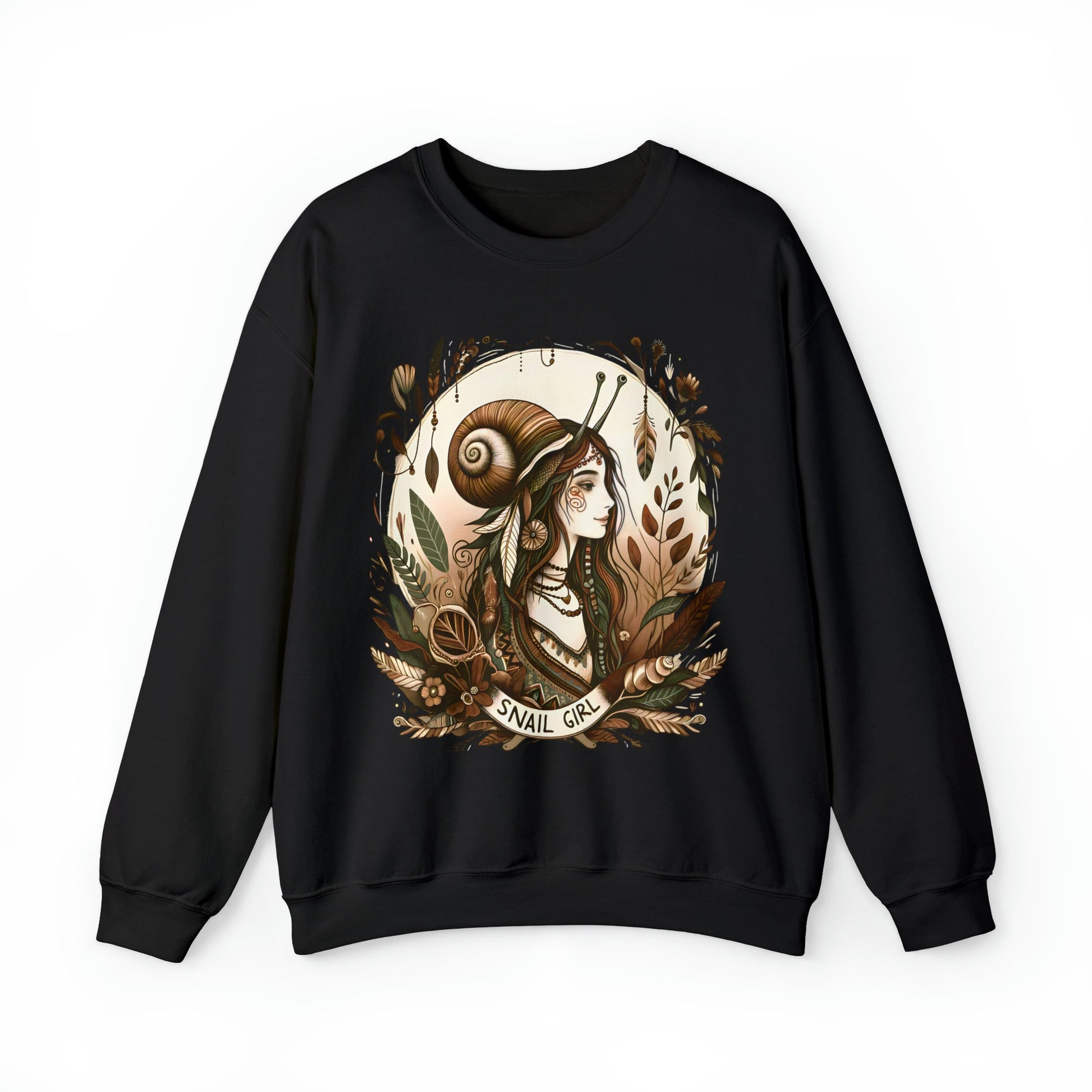 Fairycore Snail Girl Sweatshirt