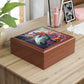 Fantastical Floral Unicorn Art Jewelry Box