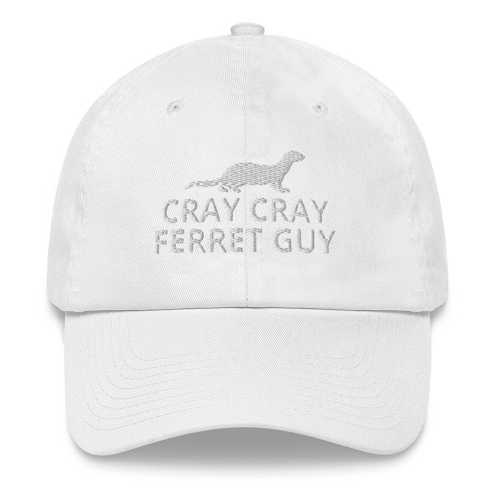 Ferret Hat | Cray Cray Ferret Guy | Perfect gift for the Pet Ferret lover! | Multiple Hat Colors Available