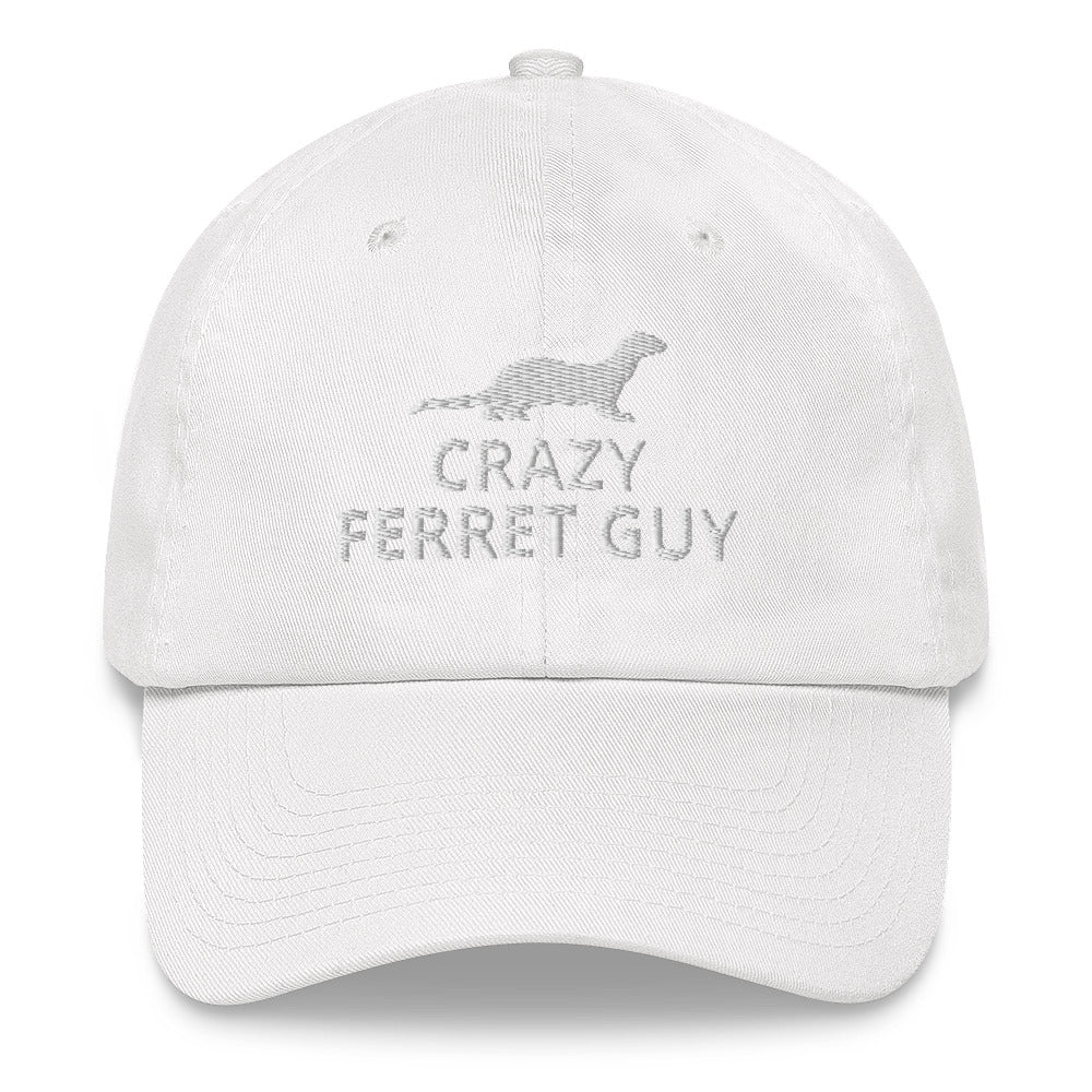 Ferret Hat | Crazy Ferret Guy | Perfect gift for the Pet Ferret lover! | Multiple Hat Colors Available