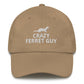 Ferret Hat | Crazy Ferret Guy | Perfect gift for the Pet Ferret lover! | Multiple Hat Colors Available