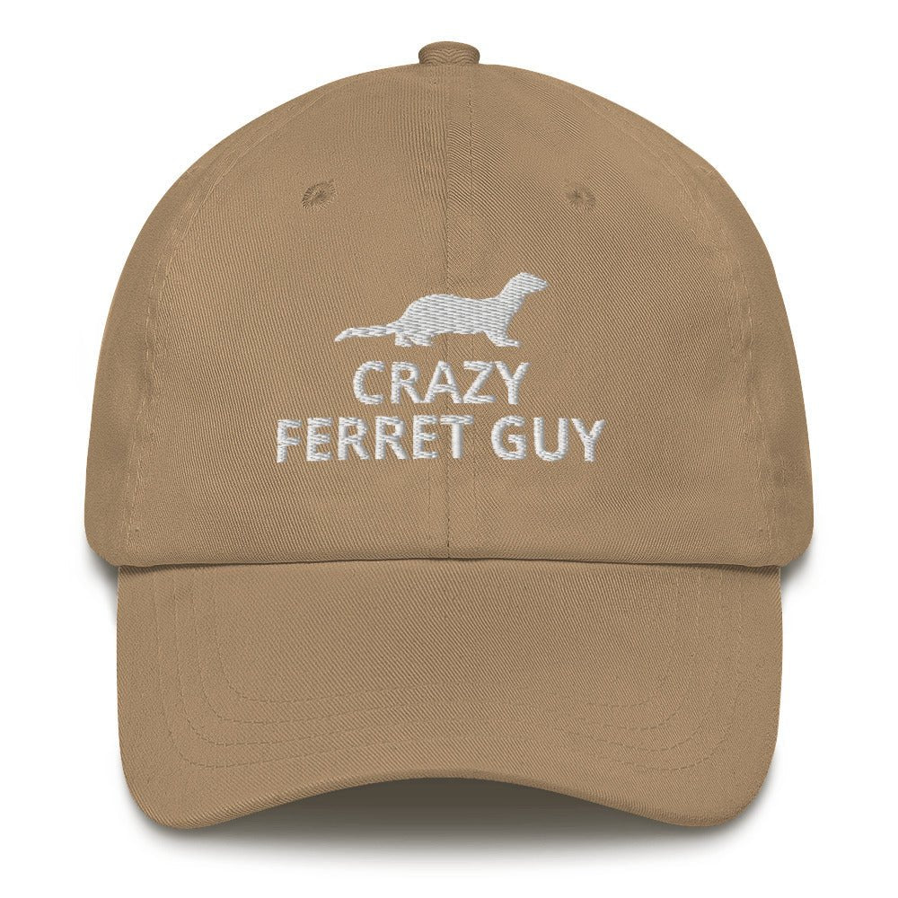 Ferret Hat | Crazy Ferret Guy | Perfect gift for the Pet Ferret lover! | Multiple Hat Colors Available