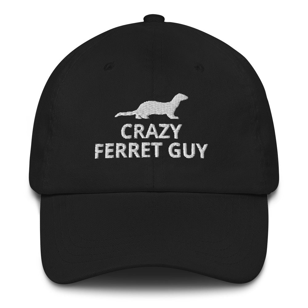 Ferret Hat | Crazy Ferret Guy | Perfect gift for the Pet Ferret lover! | Multiple Hat Colors Available