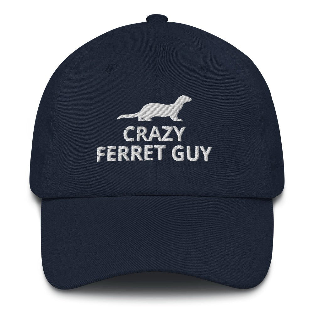 Ferret Hat | Crazy Ferret Guy | Perfect gift for the Pet Ferret lover! | Multiple Hat Colors Available
