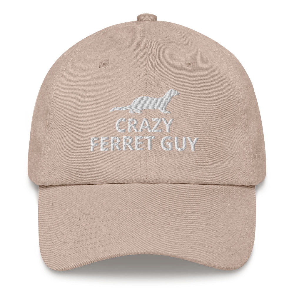 Ferret Hat | Crazy Ferret Guy | Perfect gift for the Pet Ferret lover! | Multiple Hat Colors Available