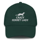 Ferret Hat | Crazy Ferret Lady | Perfect gift for the Pet Ferret lover! | Multiple Hat Colors Available