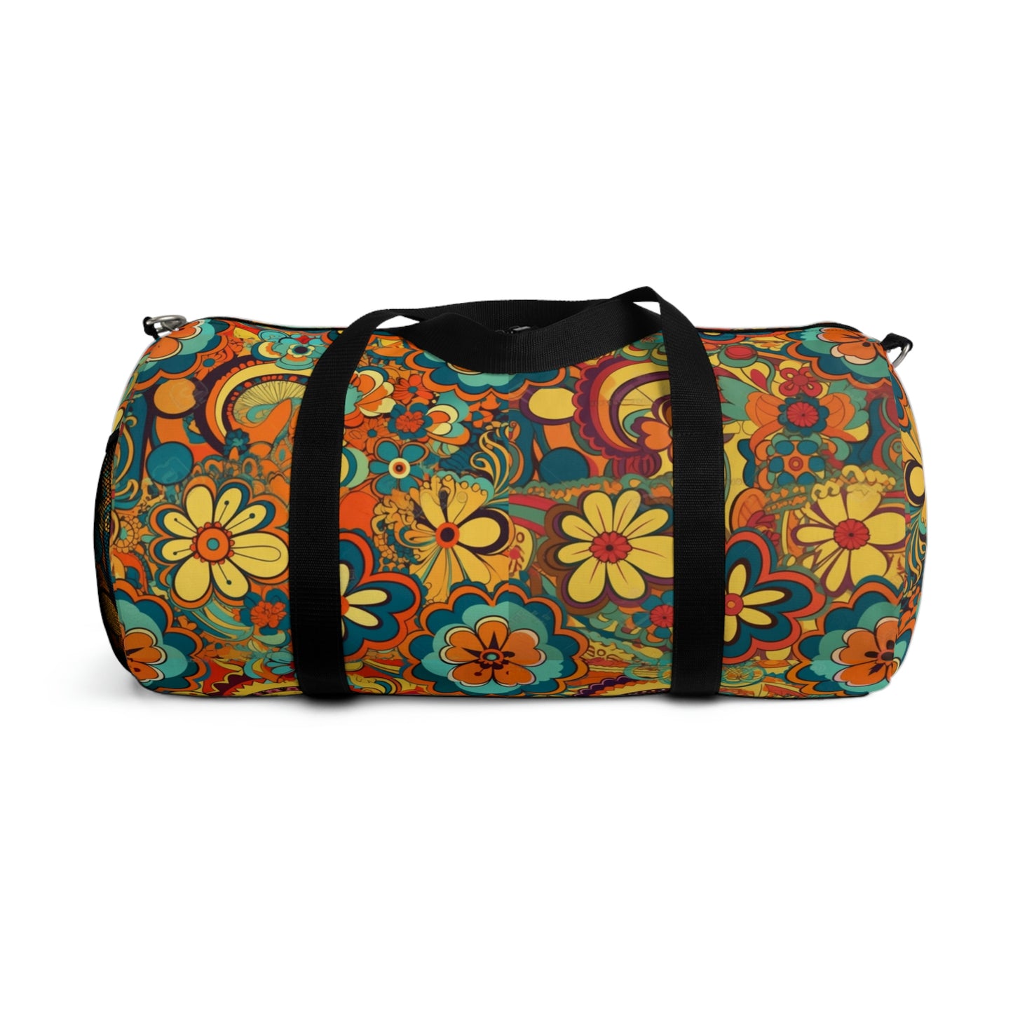 BOHO Floral Duffel Bag - Take a trip back to the 60's with this hippy inspired fairycore duffle