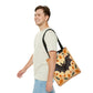 Folk Art Halloween Bat Tote Bag - Cute Cottagecore Totebag Makes the Perfect Gift