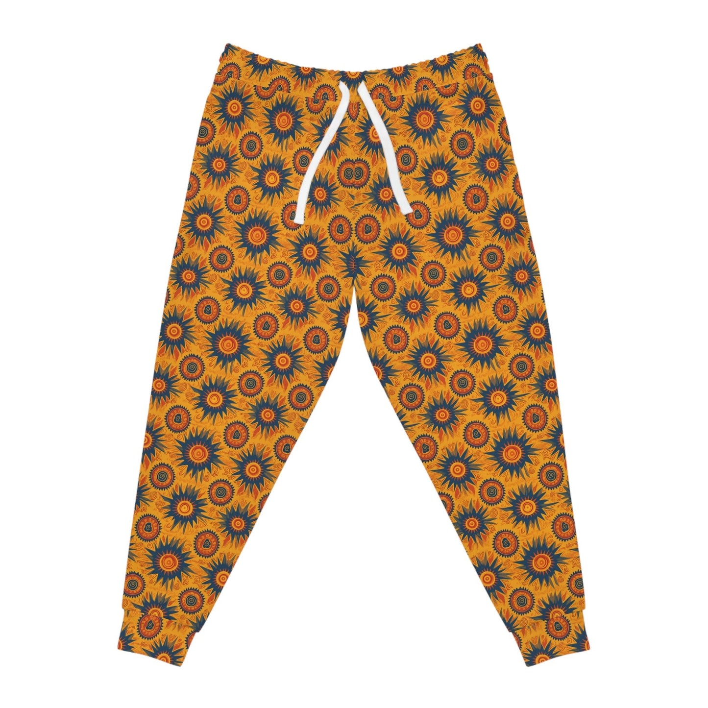 Folk Art Taro Sun Pattern Athletic Joggers